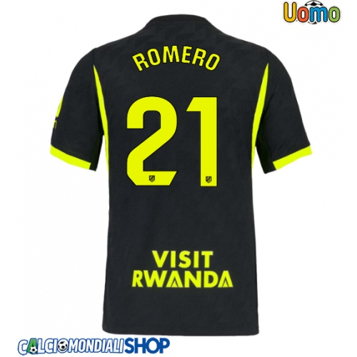 Maglie da calcio Atletico Madrid Cristian Romero #21 Seconda Maglia 2026-27 Manica Corta